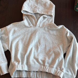 DSG Gray Girls Cropped Hoodie